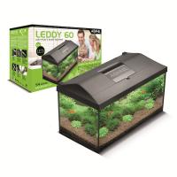 Аквариум Aquael LEDDY SET 60 (54 л) прямой черный (LT 1*6w Sunny)
