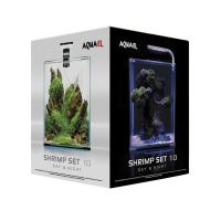 Аквариум Aquael Shrimp Set SMART LED D/N 10 л черный