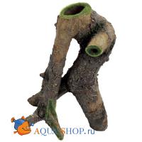 Декоративная композиция ArtUniq Извилистая коряга со мxом, 22,5x14,5x26,5 см