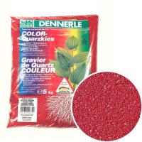 Грунт Dennerle Color-Quarz гравий 1-2 мм 5 кг красный