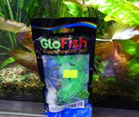 Растение  пластиковое GLOFISH зеленое флуоресцентное 13 см