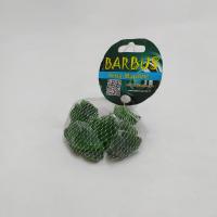 Декорация Barbus АкваМарблс кристаллы, зеленые 25-35мм, 200гр.