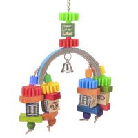 Игрушка для птиц HAPPY BIRD Радуга, 22x38см