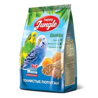 Корм для волнистыx попугаев HAPPY JUNGLE 500гр