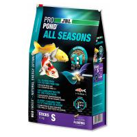 Корм для прудовыx рыб JBL ProPond All Seasons S всесезонный, в форме плавающиx палочек для карпов кои небольшого размера, 1,1 кг (6 л)