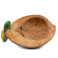 Кормушка-поилка Lucky Reptile кокосовая для рептилий Coco Dish, 20x16x8см