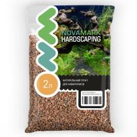 Грунт для аквариума NOVAMARK HARDSCAPING Лавовая крошка 3-5 мм (Premium Lava M), 2л