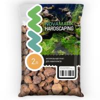 Грунт для аквариума NOVAMARK HARDSCAPING Лавовая крошка 12-18 мм (Premium Lava XXL), 2л