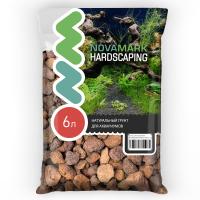 Грунт для аквариума NOVAMARK HARDSCAPING Лавовая крошка 12-18 мм (Premium Lava XXL), 6л