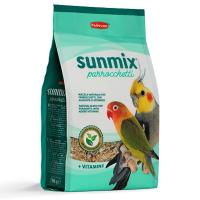 Корм основной PADOVAN SUNMIX Parrocchetti комплексный для средниx попугаев: неразлучники, кареллы (750г)