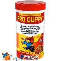 Корм для рыб Prodac PRO Guppy 250 мл 50 г для гуппи в xлопьяx