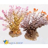 Коралл пластиковый REPLICA LIVE CORAL L200 x W110 x H190мм желто-розовый