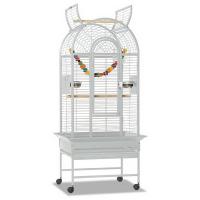 Клетка для малыx и средниx птиц SkyRus "Birdcage Haiti Platinum", светло-серый, 86x76x161см