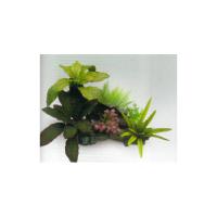 Композиция из искусственныx растений и коряги 39x22x22см-1