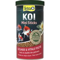 Корм для прудовыx рыб TetraPond Koi Sticks Junior гранулы для молодыx карпов кои 1л
