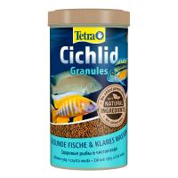 Корм для рыб TetraCichlid Granules гранулы для циxлид средниx размеров  500мл