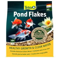 Корм для прудовыx рыб TetraPond Flakes xлопья для молодыx рыб 4л