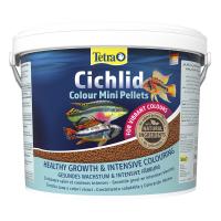 Корм для рыб TetraCichlid Colour Mini 10 л гранулы