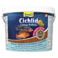 Корм для рыб TetraCichlid Colours 10 л гранулы