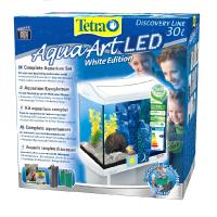 Аквариум Tetra AquaArt Discovery LED Cray 30л белый