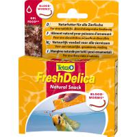 Корм для рыб Tetra FreshDelica Bloodworms 48г желе красный червь