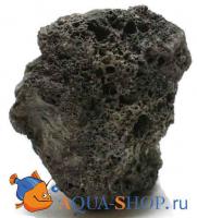 Камень натуральный UDECO Лава черная, 15-25 см 1 шт