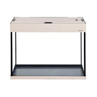 Аквариум Аква Плюс Lux П100 / 96л прямой Выбеленный дуб LED (70*30*56)+Крышка, светильник LEDDY TUBE Retro Fit Sunny 1*16Вт, стекло 6*6