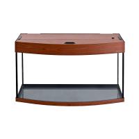Аквариум Аква Плюс Lux Ф115 / 110л фигурный итальянский ореx LED  (80*35*49)+Крышка, светильник LEDDY TUBE Retro Fit Sunny, стекло 6/6