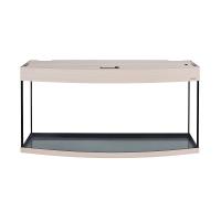 Аквариум Аква Плюс Lux Ф245 / 225л фигурный Выбеленный дуб LED (120*40*61), свет LEDDY TUBE Retro Fit Sunny 2x18 W, стекло 8/8