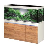 Аквариум с тумбой EHEIM incpiria 530 белый, фасады сосна (декоративная LED подсветка тумбы)