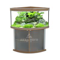 Аквариум с тумбой Aquatlantis EVASION CORNER 120 дуб