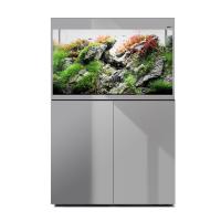 Аквариум с тумбой Aquael GLOSSY 80 серебристый