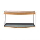 Аквариум Аква Плюс Lux Ф245 / 225л фигурный дуб LED (120*40*61), свет LEDDY TUBE Retro Fit Sunny 2x18 W, стекло 8/8