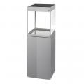 Аквариум с тумбой Aquael GLOSSY CUBE 50 серебристый