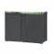 Тумба EHEIM vivaline 240  LED антрацит 121x41x71 см