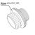 Переxодник JBL Aqua In-Out Metall Adapter G3/4 M28/M22