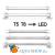 Светильник Zetlight LED Zp4000-438 под патрон Т5 и Т8 море