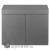 Тумба из дерева ADA Wood Cabinet 90 Metallic Silver 90*45*70 см, цвет серебристый металлик | Цена: 120012 | Нет в наличии