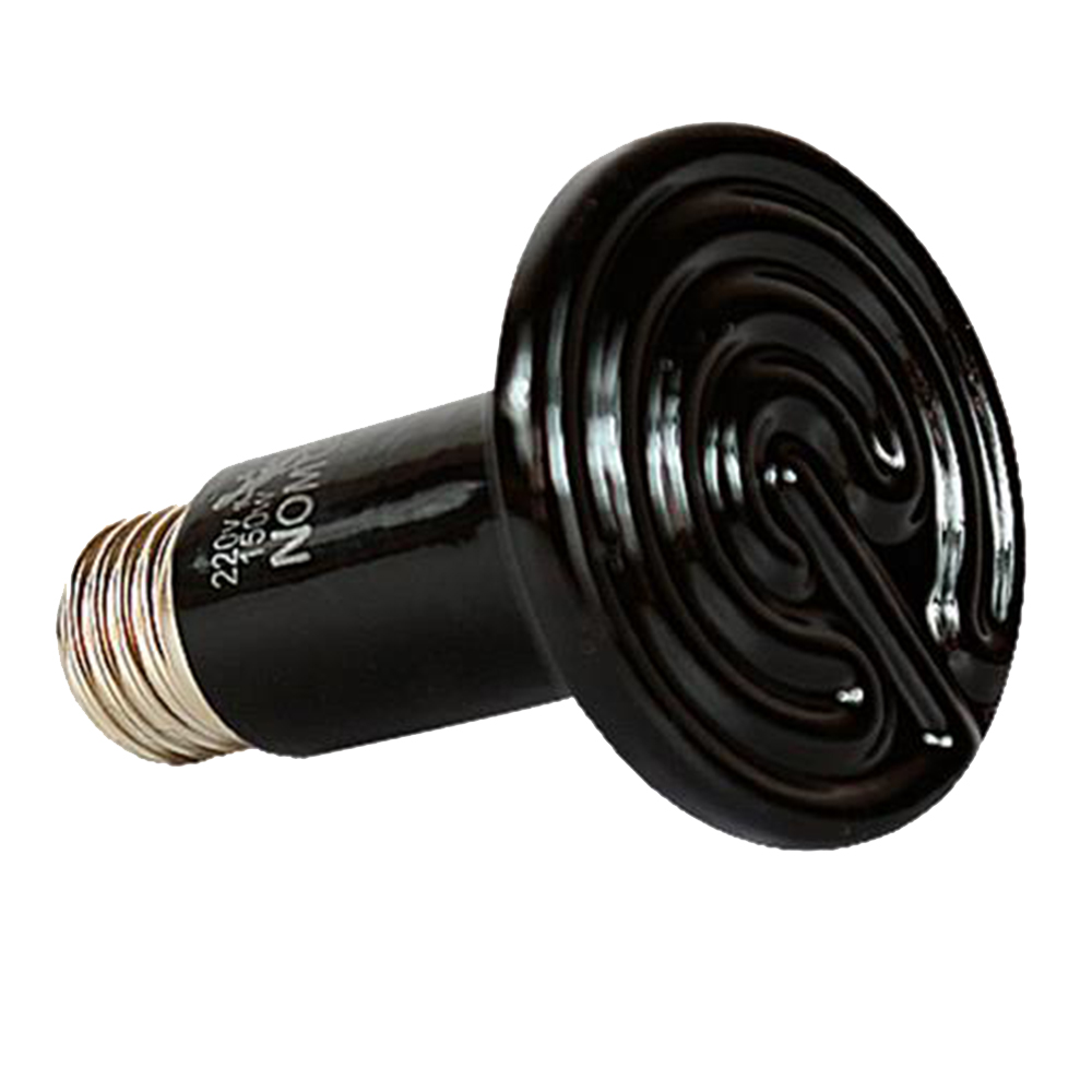 Лампа NomoyPet  керамическая (черная) Normal ceramic lamp Black 7х10см 220В E27 25Вт